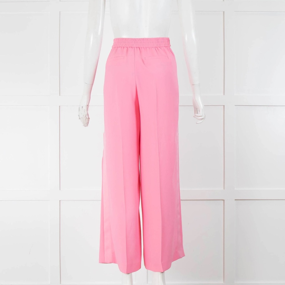 Me + Em Pink Wide Leg Waist Tie Trousers - Picture 3 of 9